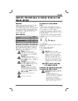 Preview for 51 page of DeWalt de7400 Instruction Manual