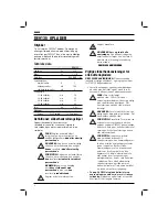Preview for 4 page of DeWalt DE9135 Original Instructions Manual