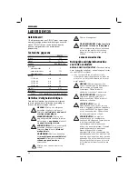 Preview for 40 page of DeWalt DE9135 Original Instructions Manual