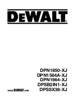 DeWalt DPN1564A-XJ Original Instructions Manual preview