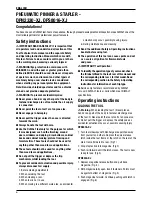 Preview for 8 page of DeWalt DPN2330-XJ Original Instructions Manual