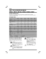 Preview for 14 page of DeWalt DW052 Instructions Manual