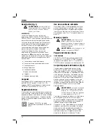 Preview for 38 page of DeWalt DW052 Instructions Manual