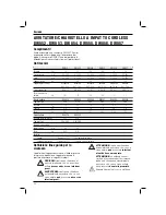 Preview for 52 page of DeWalt DW052 Instructions Manual