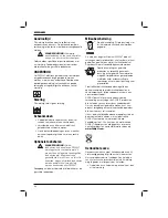 Preview for 68 page of DeWalt DW052 Instructions Manual