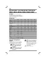 Preview for 70 page of DeWalt DW052 Instructions Manual