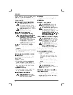 Preview for 82 page of DeWalt DW059 Instructions Manual