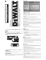 Preview for 21 page of DeWalt DW0822 Instruction Manual