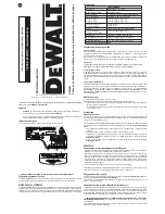 Preview for 23 page of DeWalt DW0822 Instruction Manual