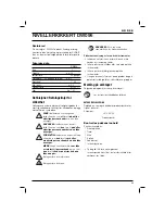 Preview for 41 page of DeWalt DW096 Instructions Manual