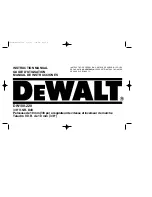 Preview for 2 page of DeWalt DW100-220 Instruction Manual