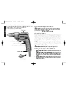 Preview for 3 page of DeWalt DW100-220 Instruction Manual