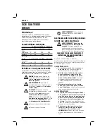 Preview for 12 page of DeWalt DW349 Original Instructions Manual