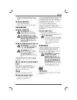 Preview for 47 page of DeWalt DW518 Original Instructions Manual