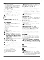 Preview for 22 page of DeWalt DW615 Instructions Manual