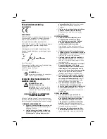 Preview for 8 page of DeWalt DW650 Original Instructions Manual