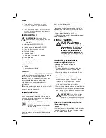 Preview for 34 page of DeWalt DW650 Original Instructions Manual