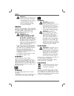 Preview for 24 page of DeWalt DWC24K3 Original Instructions Manual