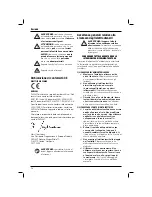 Preview for 58 page of DeWalt DWC24K3 Original Instructions Manual