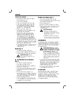 Preview for 74 page of DeWalt DWC24K3 Original Instructions Manual