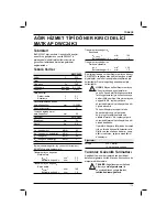 Preview for 115 page of DeWalt DWC24K3 Original Instructions Manual