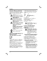 Preview for 126 page of DeWalt DWC24K3 Original Instructions Manual