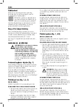 Preview for 10 page of DeWalt DWD010 Original Instructions Manual