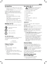 Preview for 25 page of DeWalt DWD010 Original Instructions Manual