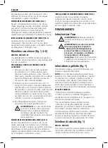 Preview for 50 page of DeWalt DWD010 Original Instructions Manual