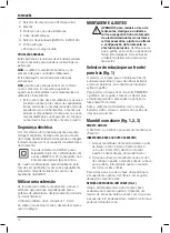 Preview for 72 page of DeWalt DWD010 Original Instructions Manual