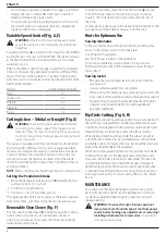 Preview for 10 page of DeWalt DWE249 Original Instructions Manual