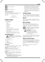 Preview for 9 page of DeWalt DWE4119 Original Instructions Manual