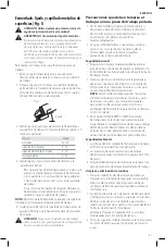 Preview for 43 page of DeWalt DWE43265N Manual