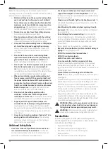 Preview for 26 page of DeWalt DWE46106 Original Instructions Manual