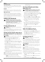 Preview for 28 page of DeWalt DWE46106 Original Instructions Manual