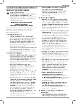 Preview for 59 page of DeWalt DWE46106 Original Instructions Manual