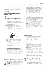 Preview for 13 page of DeWalt DWE46266N Instruction Manual