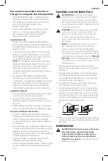 Preview for 45 page of DeWalt DWE46266N Instruction Manual