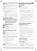 Preview for 33 page of DeWalt DWE496 Original Instructions Manual