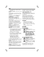 Preview for 22 page of DeWalt DWE575 Original Instructions Manual