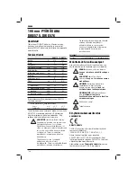 Preview for 150 page of DeWalt DWE575 Original Instructions Manual