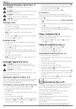 Preview for 34 page of DeWalt DWE625 Original Instructions Manual