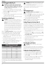 Preview for 36 page of DeWalt DWE625 Original Instructions Manual