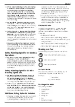 Preview for 9 page of DeWalt DWE8300P Original Instructions Manual