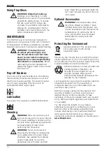 Preview for 16 page of DeWalt DWE8300P Original Instructions Manual