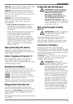 Preview for 51 page of DeWalt DWE8300P Original Instructions Manual