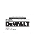 DeWalt DWMC150 Instruction Manual preview