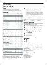 Preview for 10 page of DeWalt DWS779 Original Instructions Manual