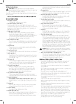 Preview for 35 page of DeWalt DWS779 Original Instructions Manual