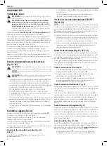 Preview for 52 page of DeWalt DWS779 Original Instructions Manual